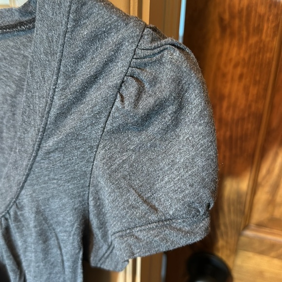 LA Made Long Puffed-Sleeves Charcoal T-Shirt -M - Picture 2 of 6